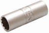 Zündkerzen-Einsatz mit Haltegummi, 12,5 (1/2), 16 mm
