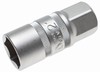 Zündkerzen-Einsatz, mit Magnet, 12.5 (1/2) Antrieb, SW 21 mm